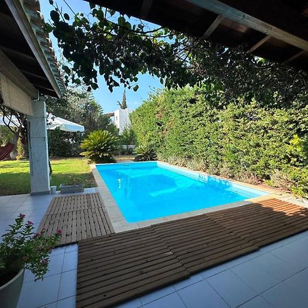 Villa Amy With A Pool In Porto Hydra By Goutos Properties Thermisía المظهر الخارجي الصورة