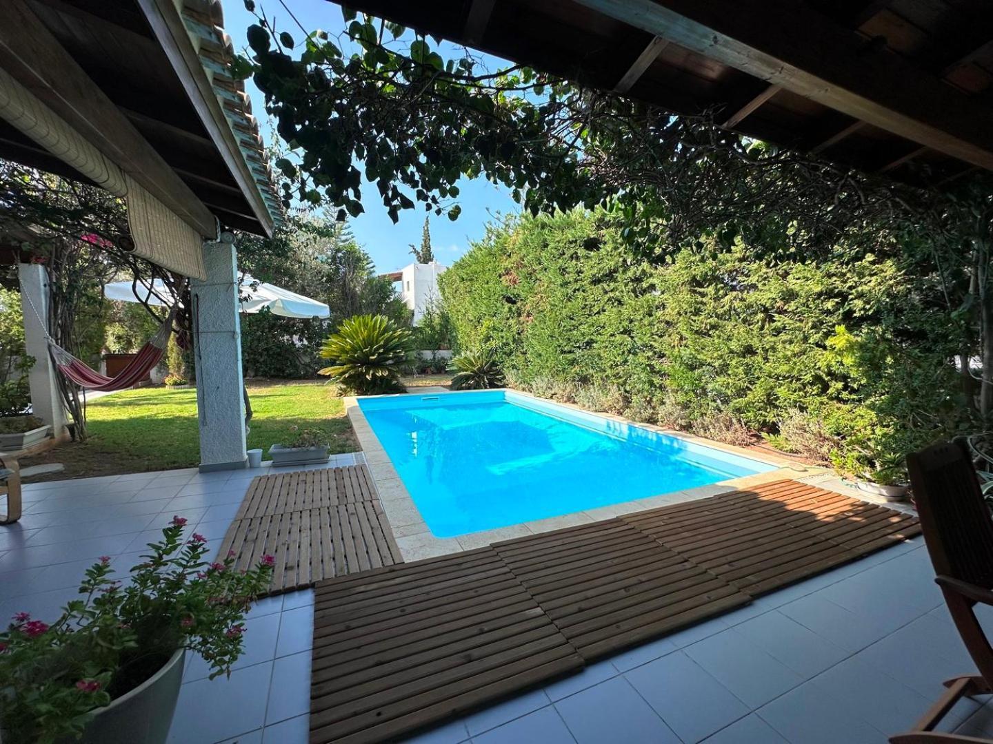 Villa Amy With A Pool In Porto Hydra By Goutos Properties Thermisía المظهر الخارجي الصورة